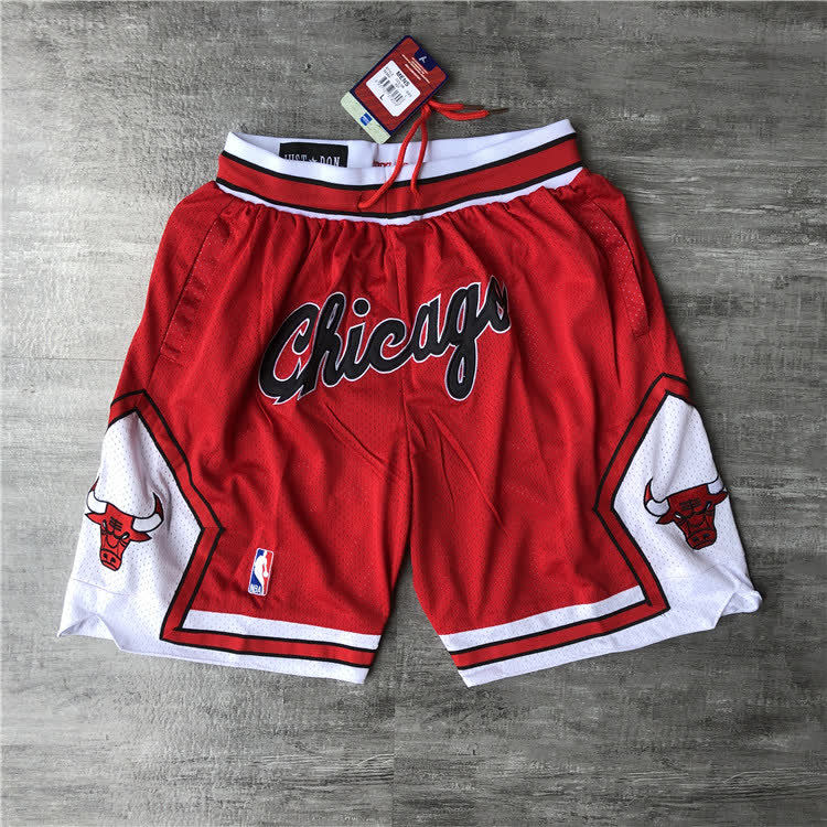 Bulls JUST DON Co branded Soccer Shorts Chicago Edition
