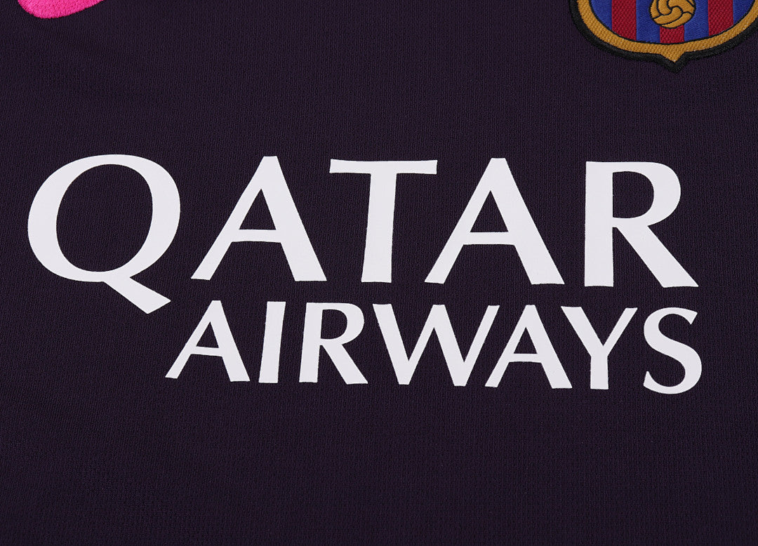 Retro Kids 2016/17 Barcelona away football shirt&amp;Size16-287