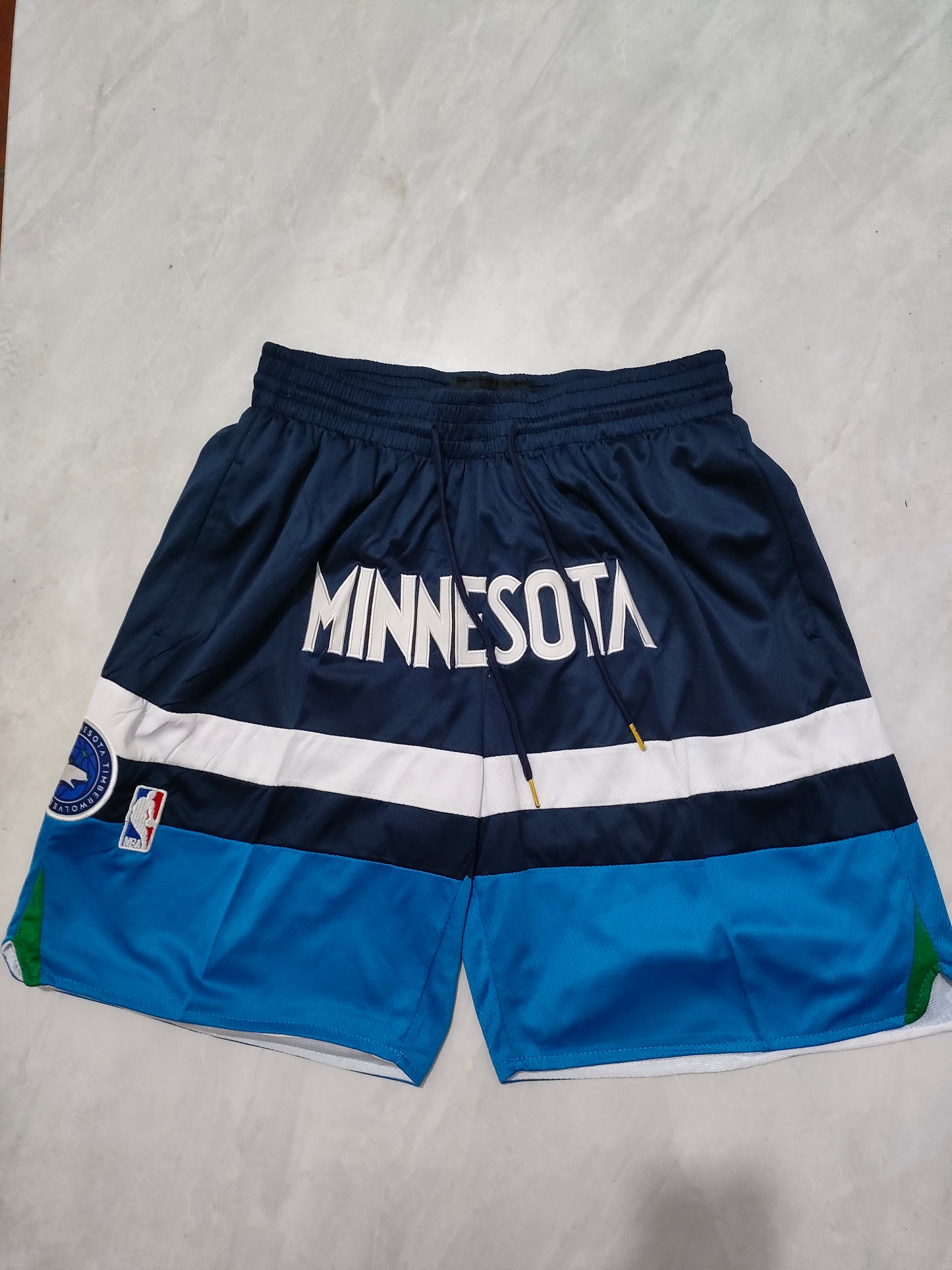NBA Timberwolves Blue Regular Pocket Shorts S-XXL