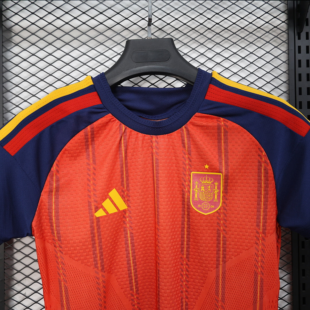 Women # Spain Home Player Edition Yupoo Soccer Jerseys S-XXL5