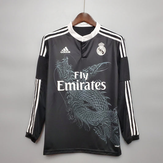 Retro Long Sleeve Real Madrid 14/15 Third Away S-XXL