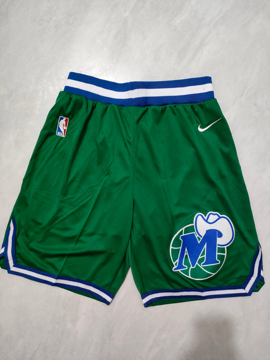 NBA Mavericks Green Shorts