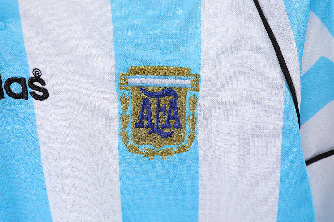 Retro 1996/97 Argentina home long-sleeved shirt S-XXL7