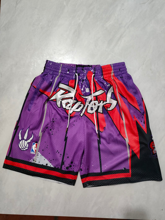 NBA Raptors Purple Swinging Pocket Shorts