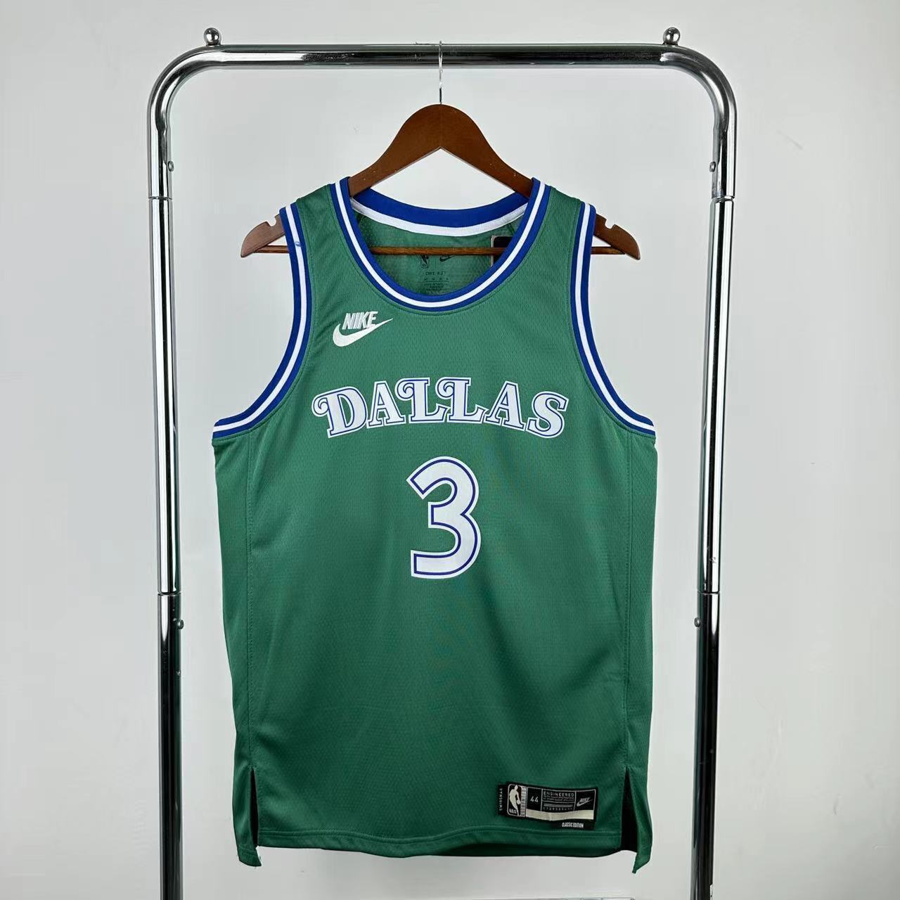26th Dallas Mavericks Retro Green 3 # Davis NBA Jersey S-XXL
