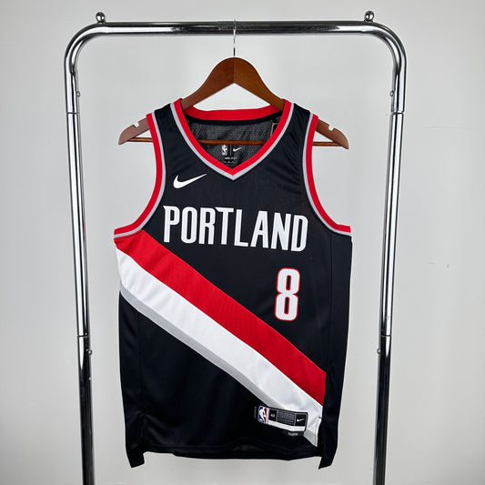 23 season Portland Blazers away black 8 # AVDIJA