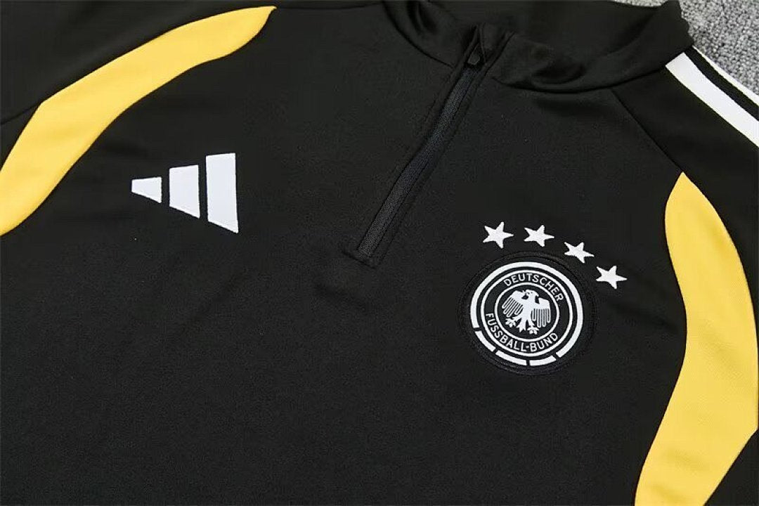 /27 Germany Black Half Pull Training Suit Yupoo Soccer Jerseys (Adults&amp;Kids)8