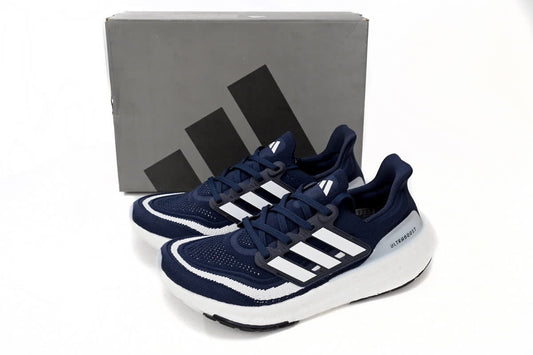 Adidas Ultra Boost 2023 LIGHT Black and White Blue and white bars sizes # 39- # 48 (with 46.5)