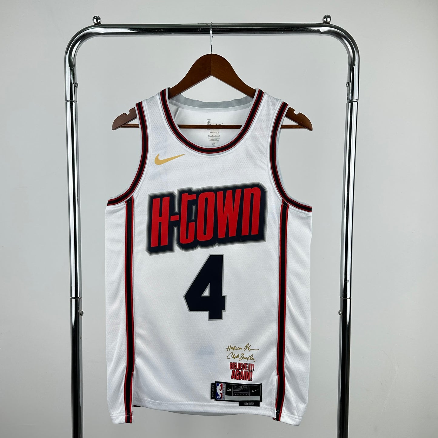 25th season Rockets City Edition 4#GREEN S-XXL