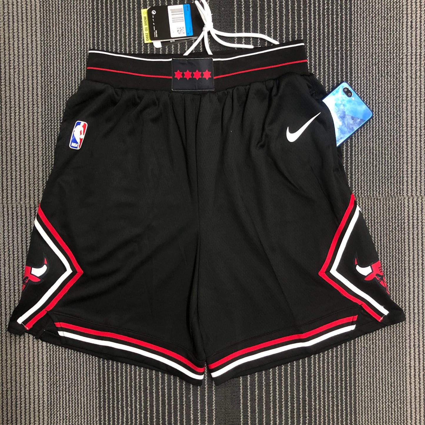 Bulls Black Shorts
