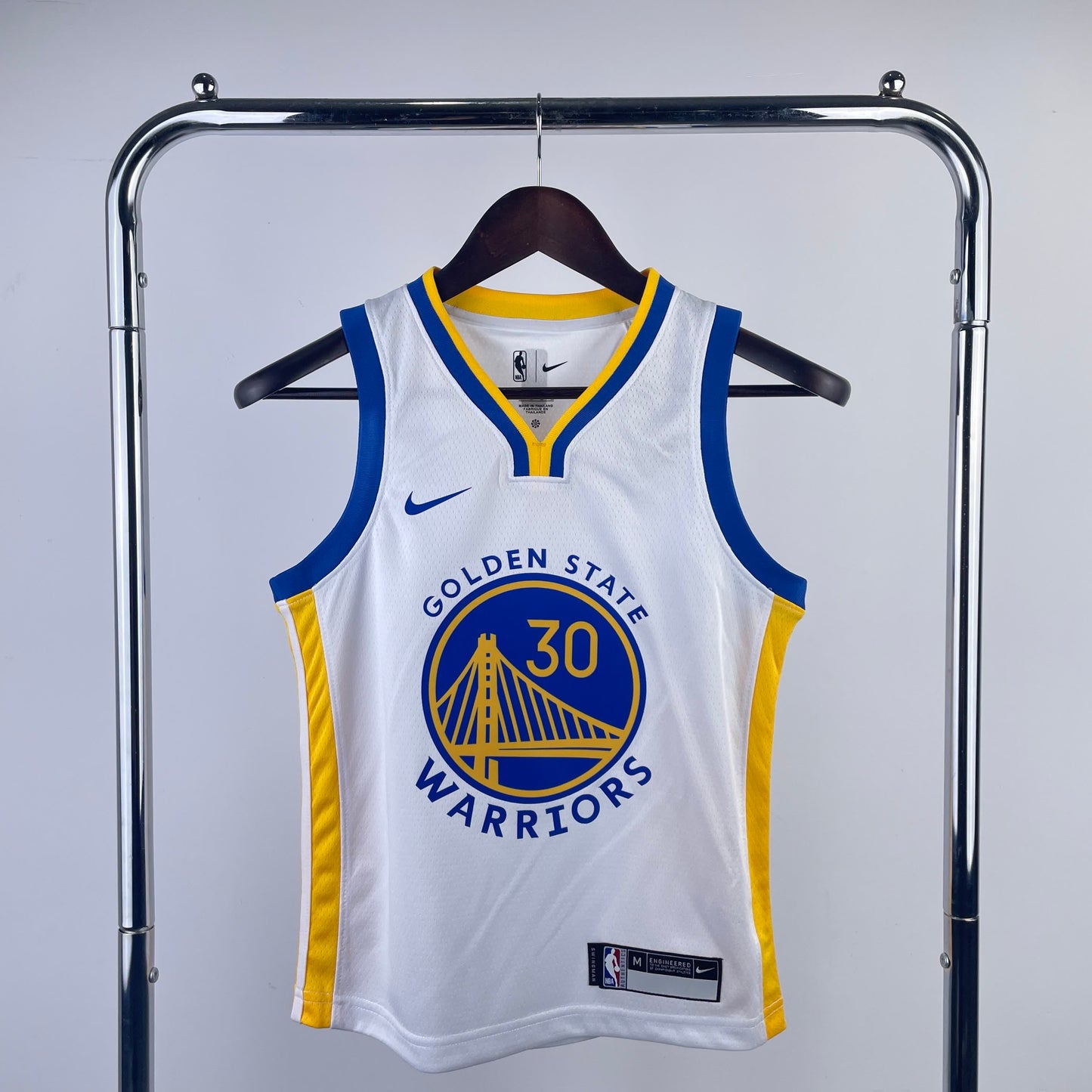 NBA Kids # Warriors White 30 Curry 10