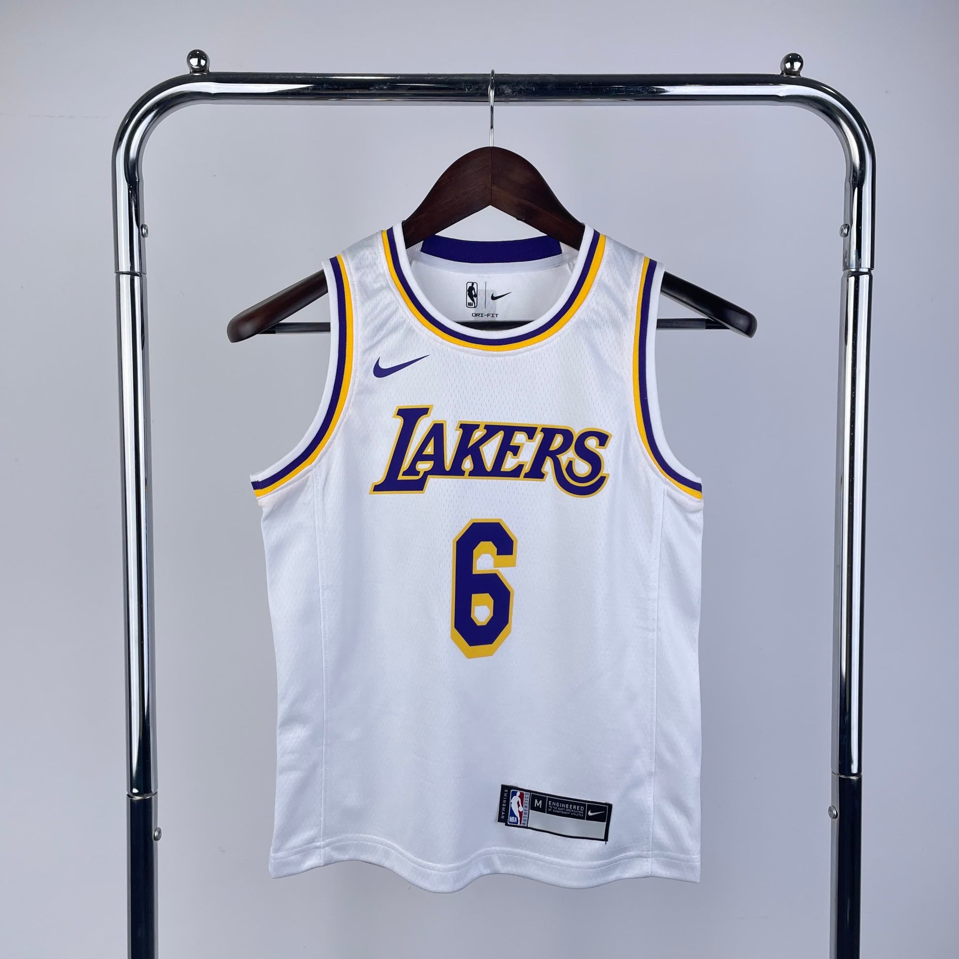 NBA Kids # Lakers White No.6 James