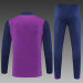 /26 Barcelona Purple Half Pull Training Suit (Adults&amp;Kids)8