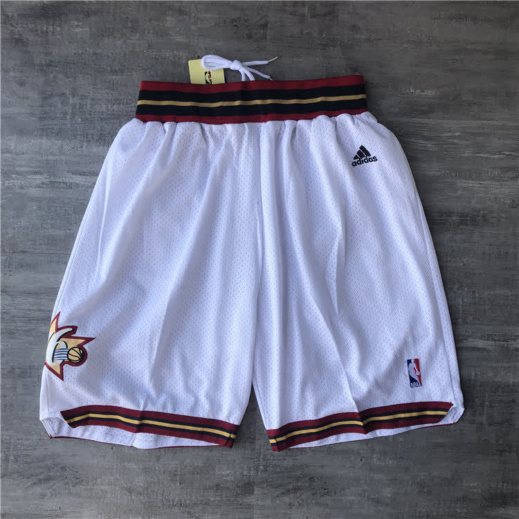 76ers Adidas Regular Mesh Pants - White