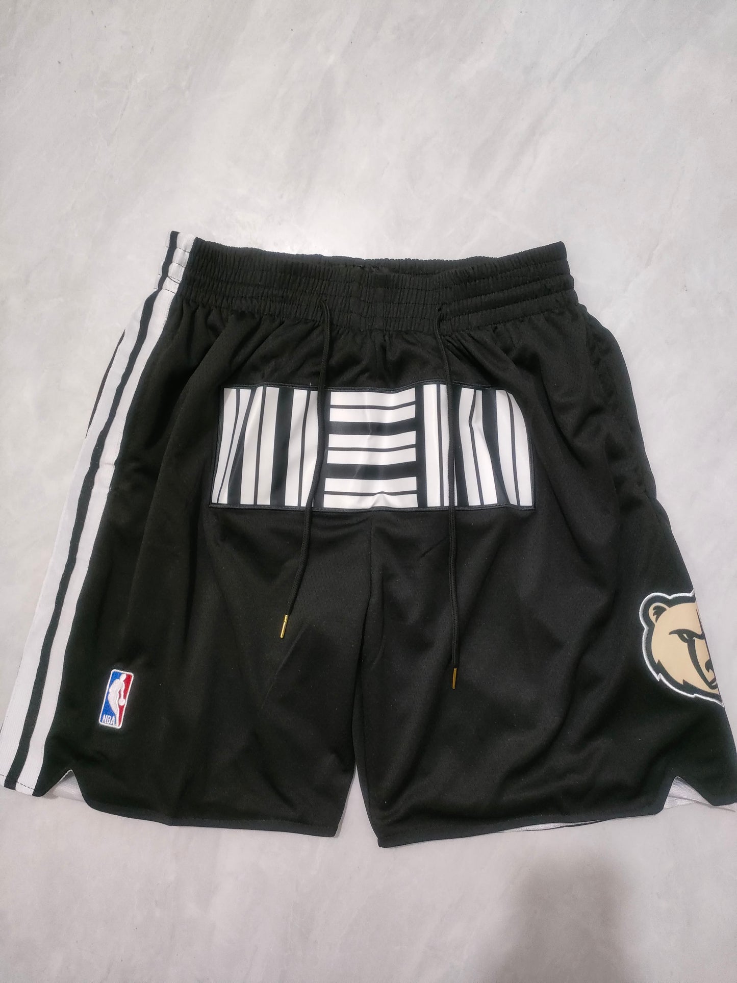 NBA Grizzlies Black 24 City Edition Pocket Shorts