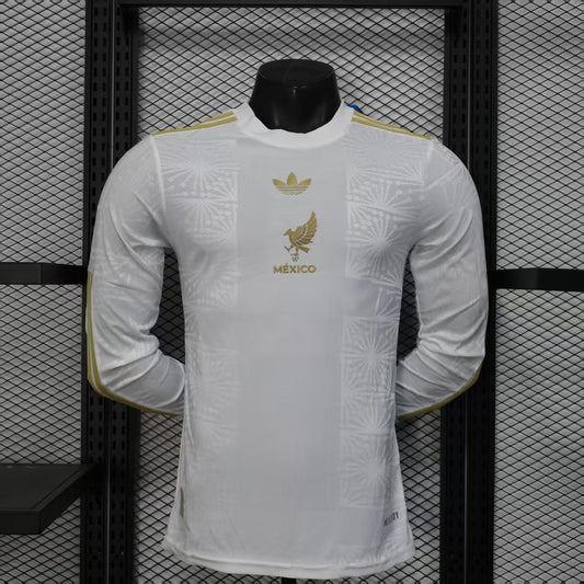 25/26 Mexico Special Edition White Long Sleeve Player Edition S-XXL