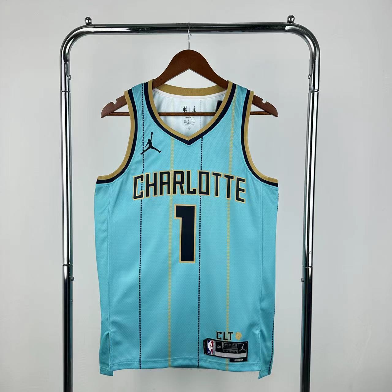 25th season Hornets City Edition 1 # Ball S-XXL