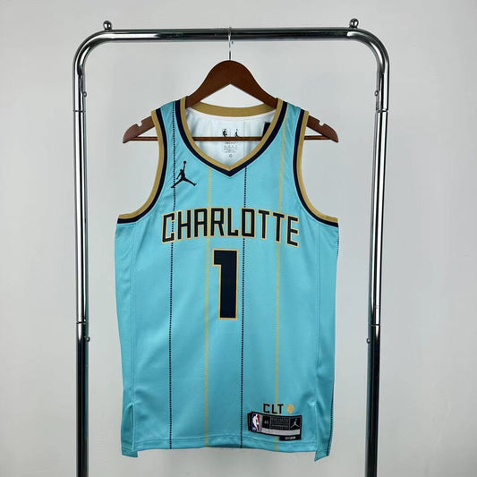 25th season Hornets City Edition 1 # Ball S-XXL