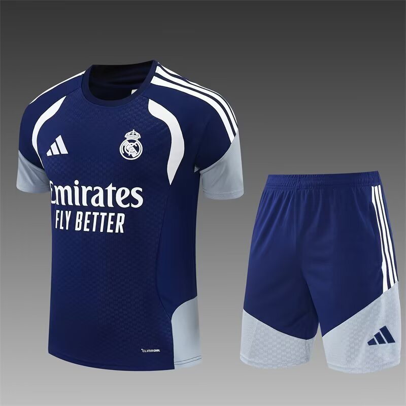 2026/27 Real Madrid Royal Blue Training Suit (Adults and Kids)