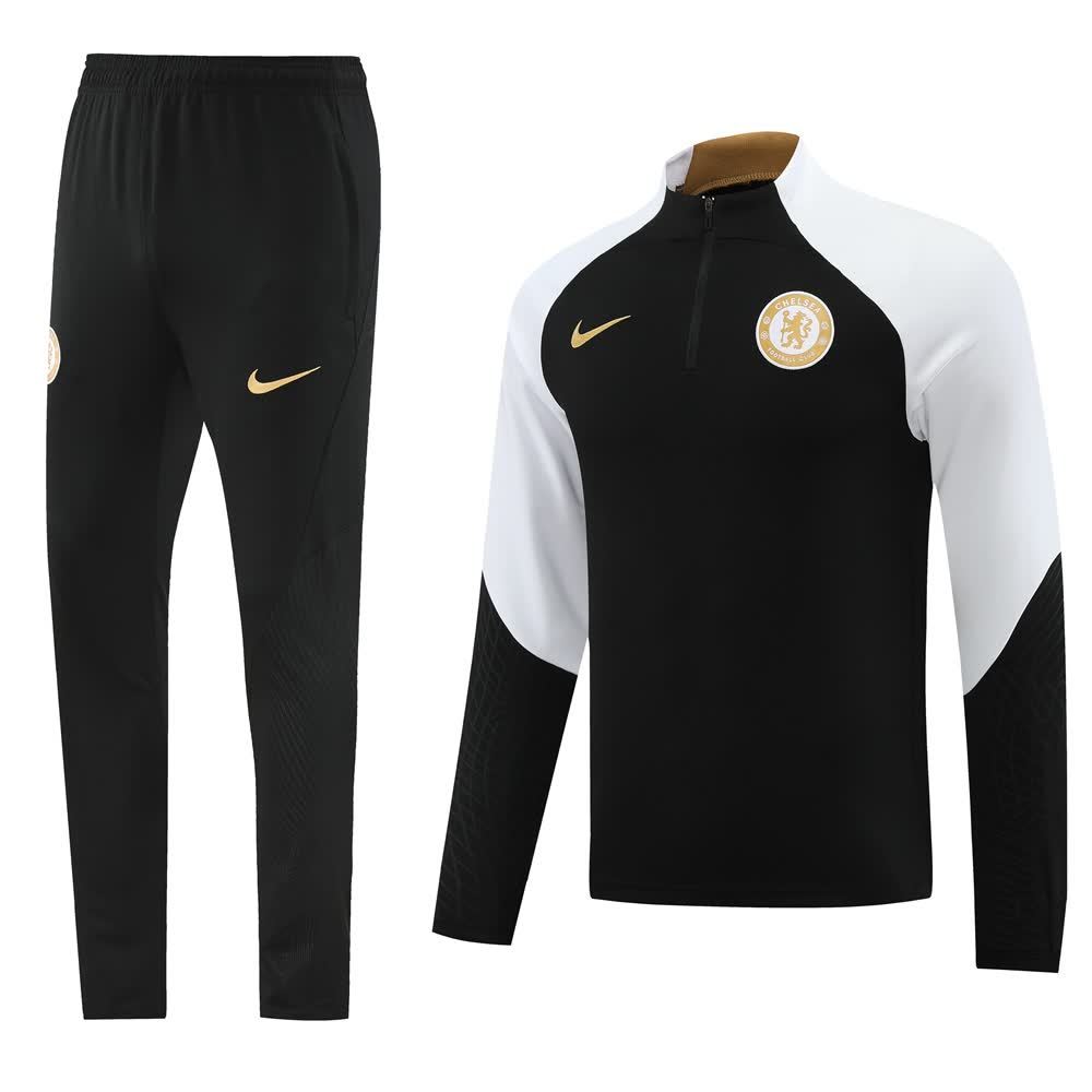 23 Chelsea 01 Black Half Zipper