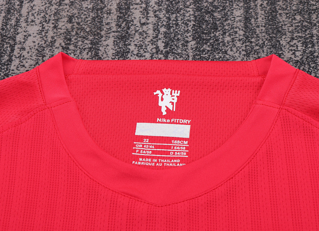 Retro Kids 2007/08 Manchester United home Champions League edition long sleeved&amp;Size16~286