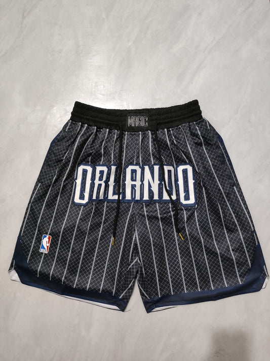 23 Season Magic Black Stripe Pocket Shorts