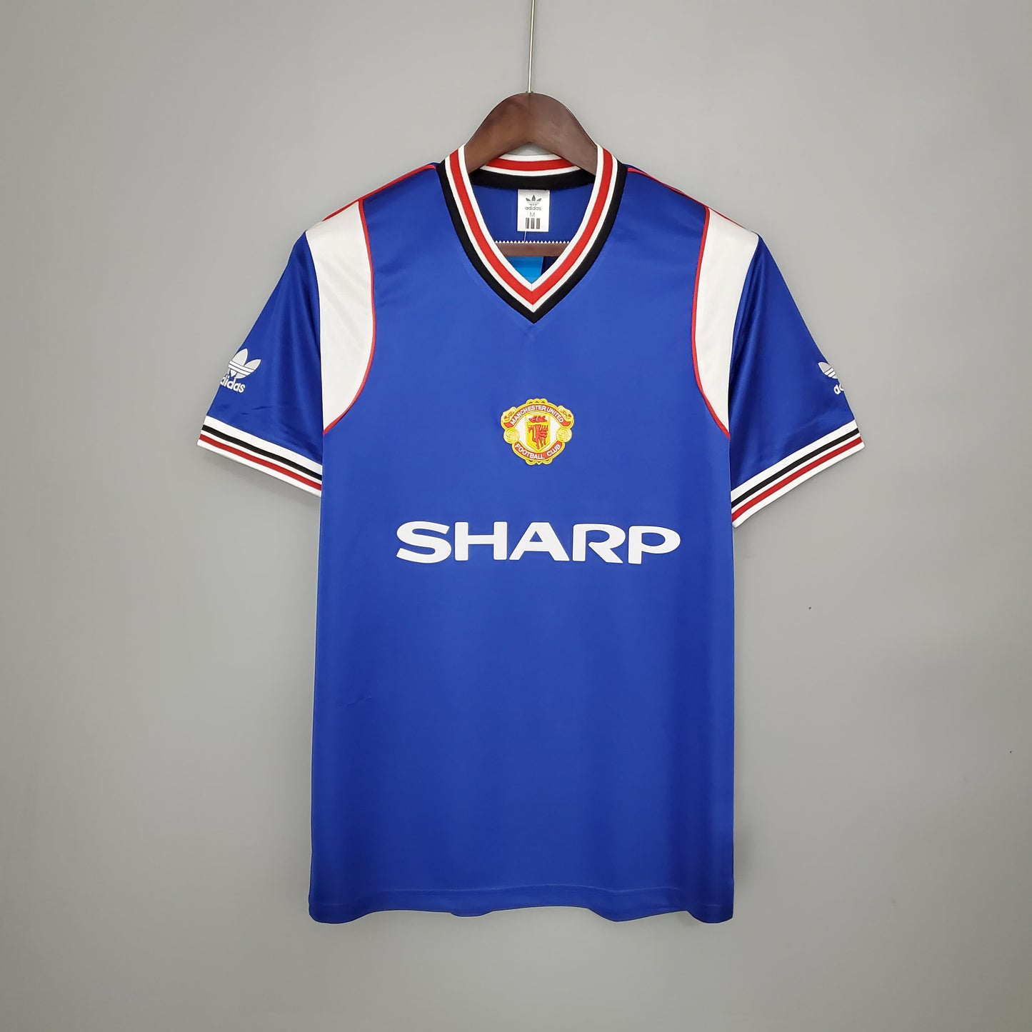 Retro Manchester United 85/86 away blue S-XXL