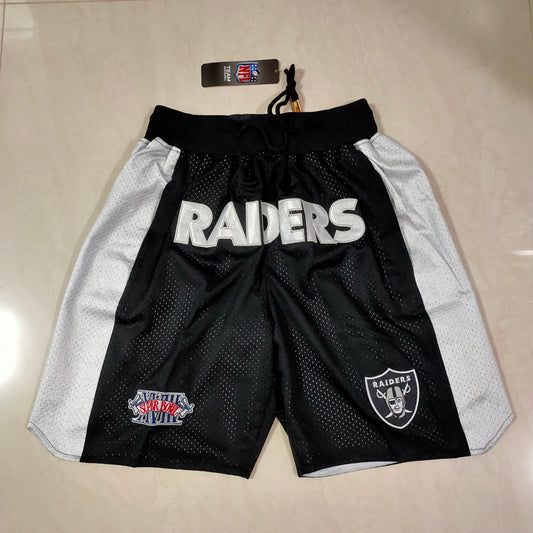 NFL Raiders Black Pocket Shorts