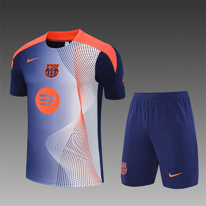 /26 Barcelona Royal Blue Training Suit (Adults and Kids)8