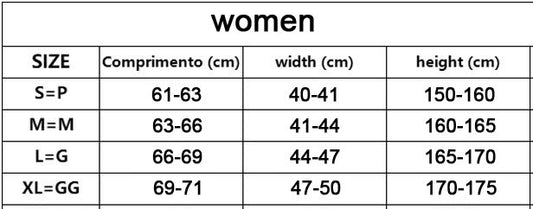 women size chart