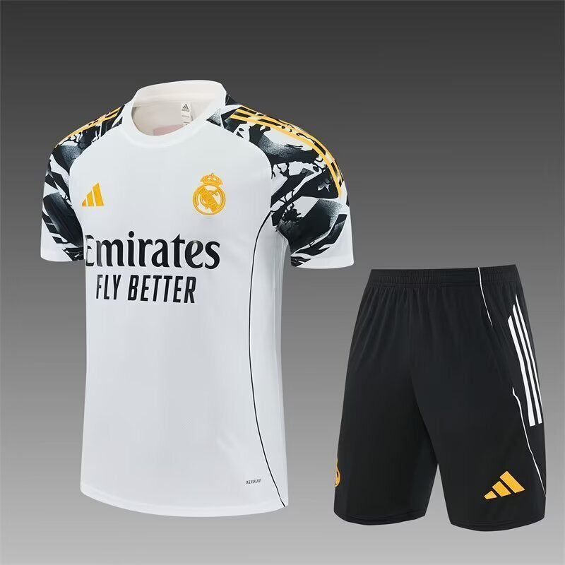 2025/26 Real Madrid White Training Suit (Adults and Kids)