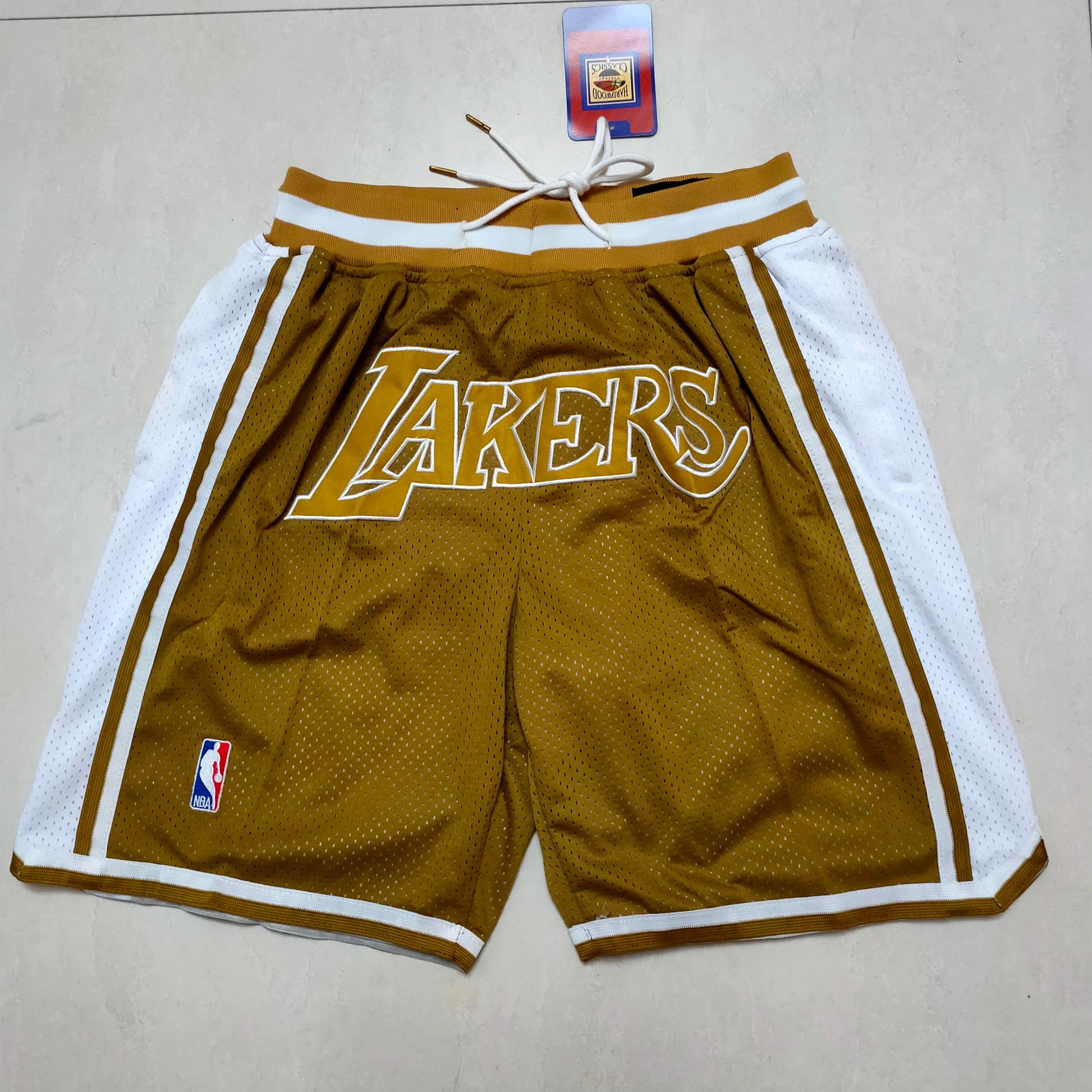 Lakers MVP Tan Pocket Shorts