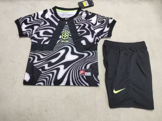 2026/27 Kids Brazil goalkeeper Soccer Jersey&amp;Size 16-28