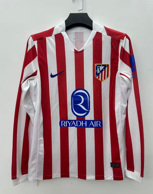 2025/26 Atletico Madrid home Long sleeved S-XXL