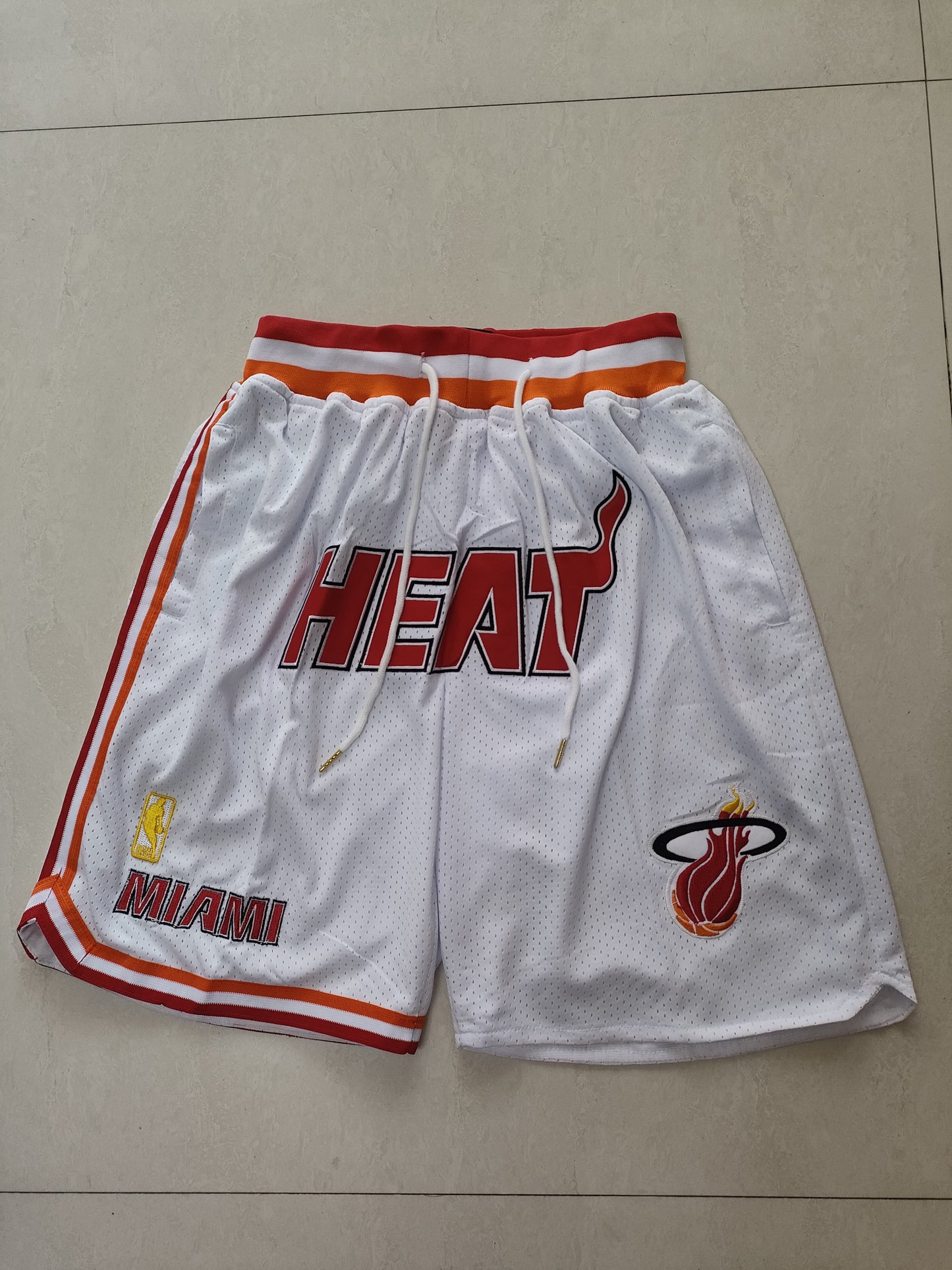 Heat White Pocket Shorts