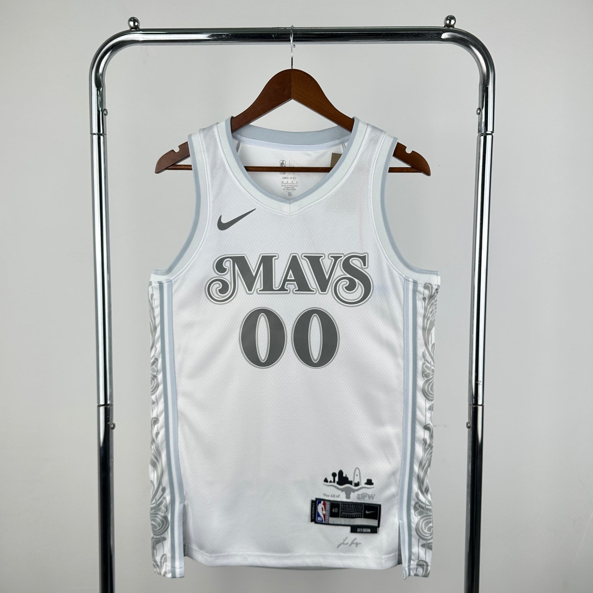 25th season Dallas Mavericks City Edition 00 # Christie S-XXL