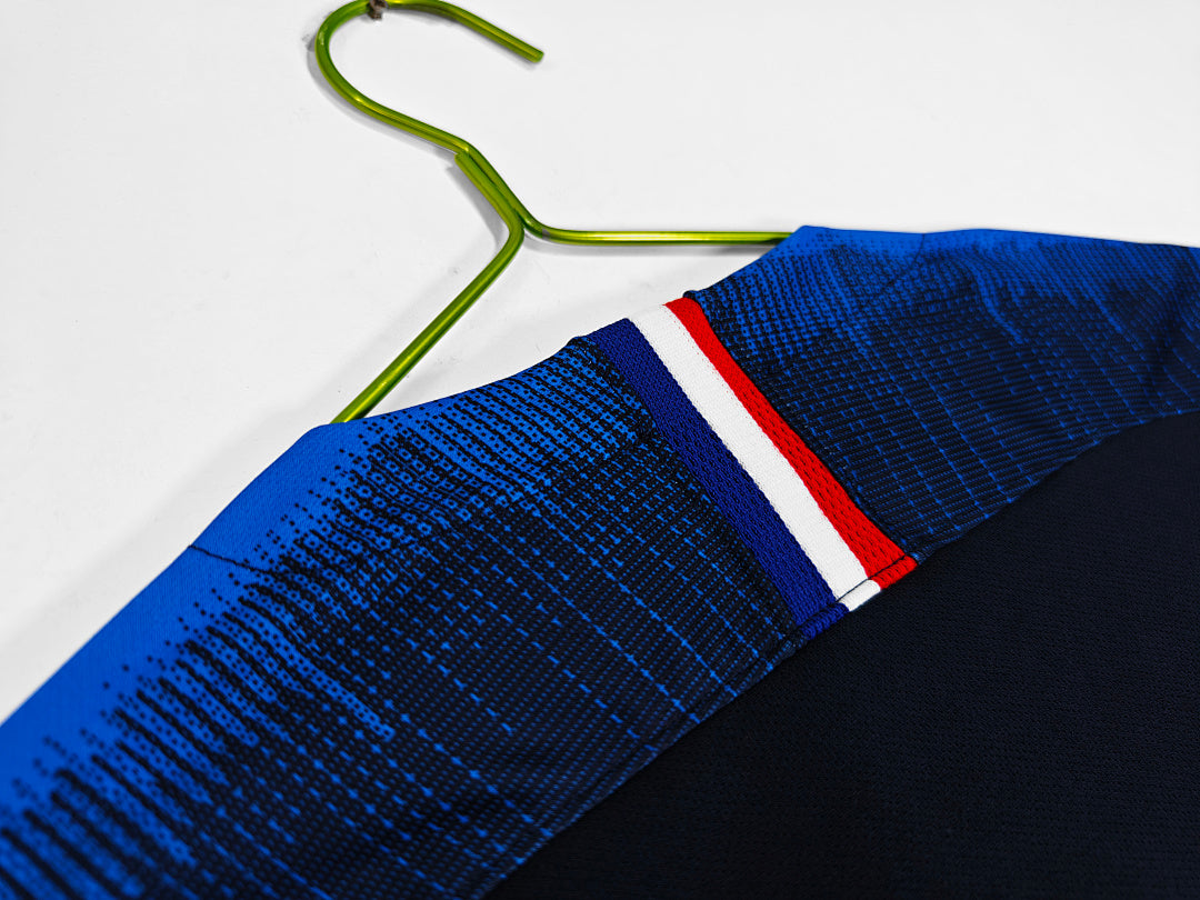 Retro 2018 World Cup Champions France Home Long-Sleeve Shirt S-XXL6