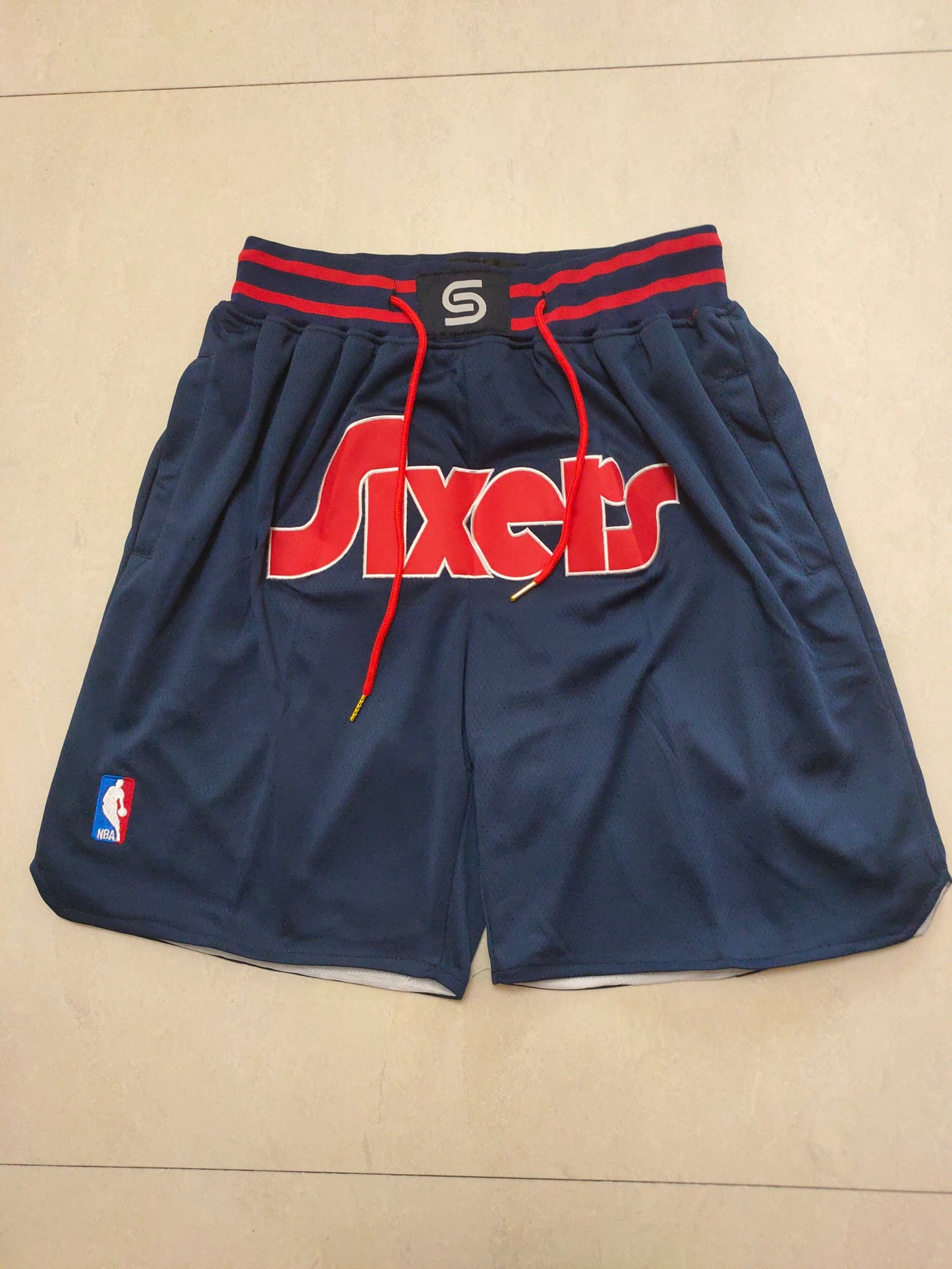 76ers Deep Blue City Edition Pocket Shorts