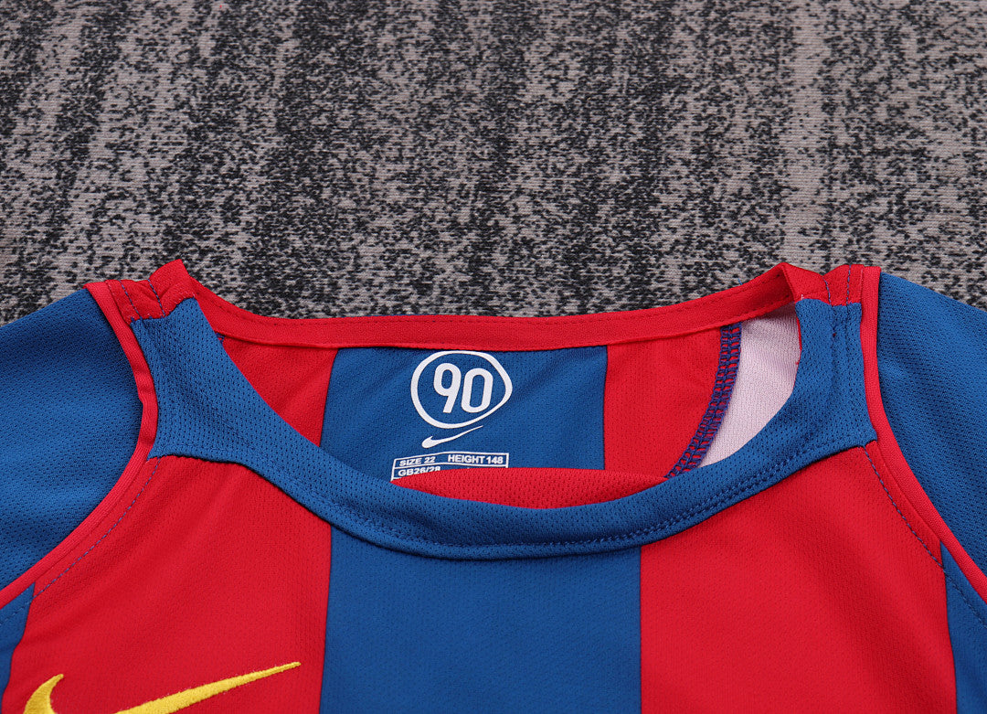 Retro Kids 2004/05 Barcelona Home&amp;Size16~286
