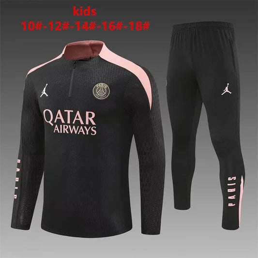 24/25 Kids # Jordan PSG Black with Pink [Player Version] Size 10-18