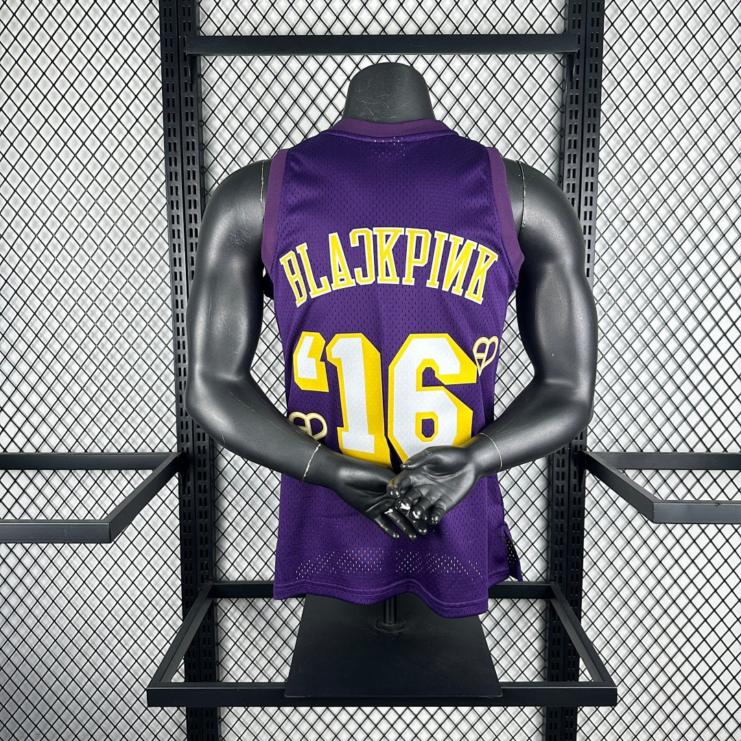 Blackpink Joint Edition Los Angeles Lakers NBA Jersey S-XXL7