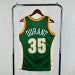 MN retro hot press jersey SW: Supersonics 07/08 season green 35 # Durant S-XXL7