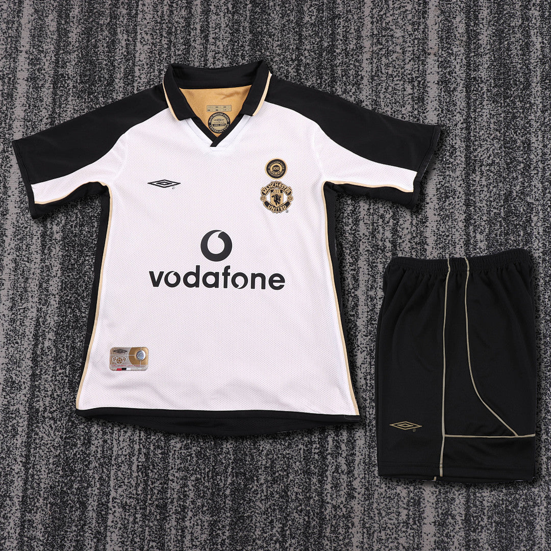 Retro Kids 2001/02 Manchester United Double sided Centenary Edition&amp;Size16-288