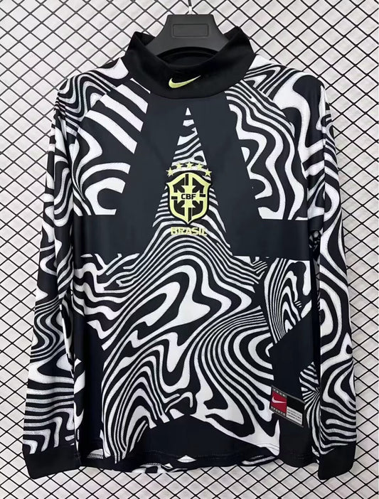 2025/26 Hollywood # Brazil Goalkeeper Long Sleeve Yupoo Soccer Jerseys S-XXL