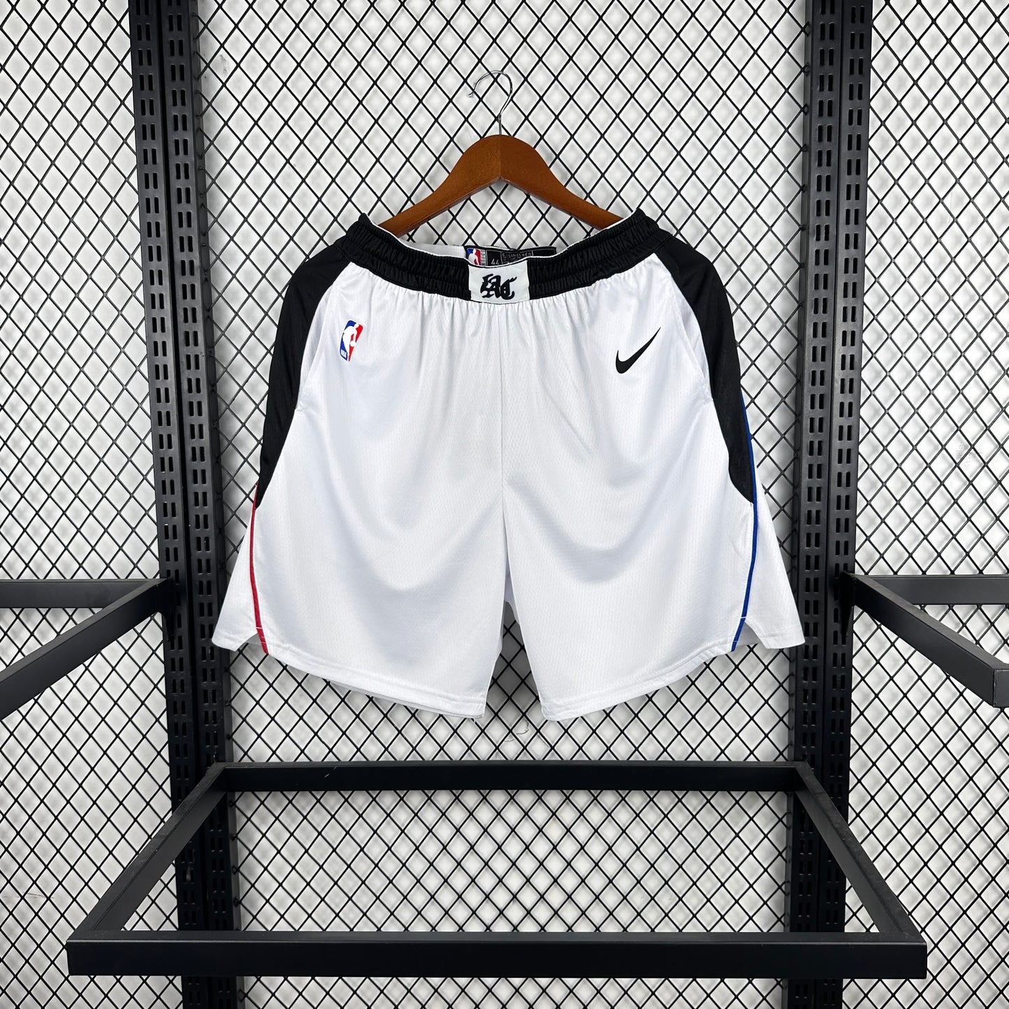 NBA Clippers Latin White Ball Pants