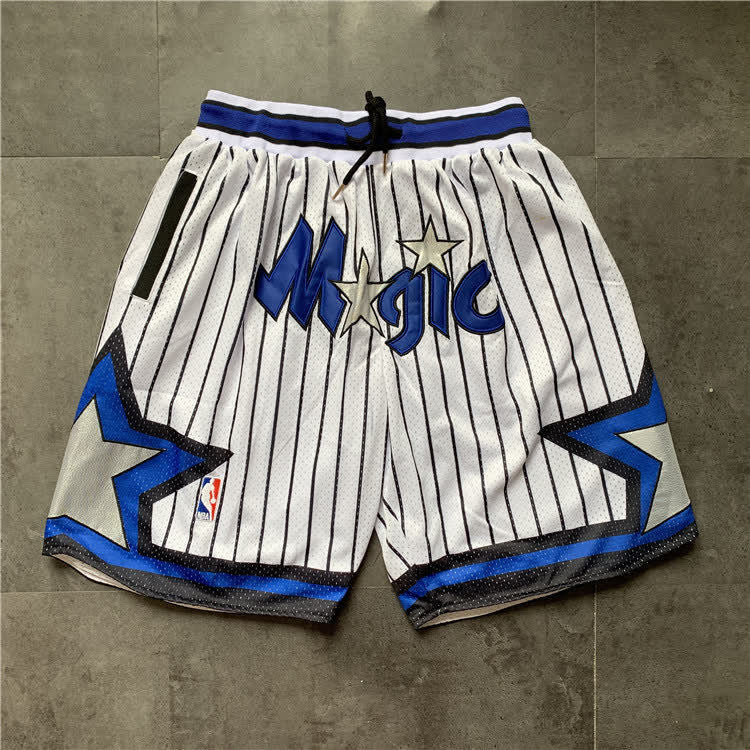 Magic JUST DON TROUSERS VERTICAL STRIP WHITE Pants