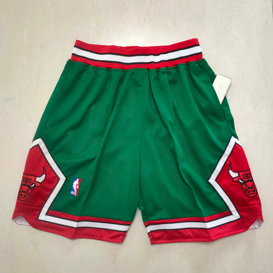 Bulls Green Side 2 Pocket Shorts