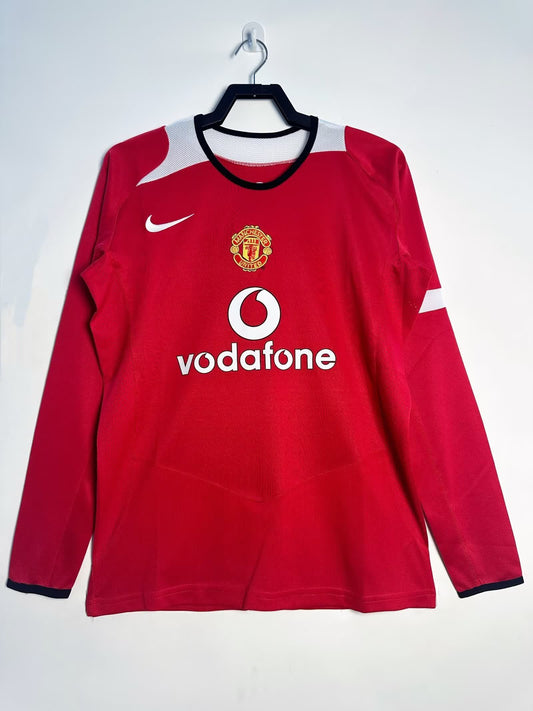 Retro 2005/06 Manchester United home long sleeved S-XXL