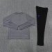/26 Barcelona Grey Half Pull Training Suit Yupoo Soccer Jerseys (Adults&amp;Kids)7