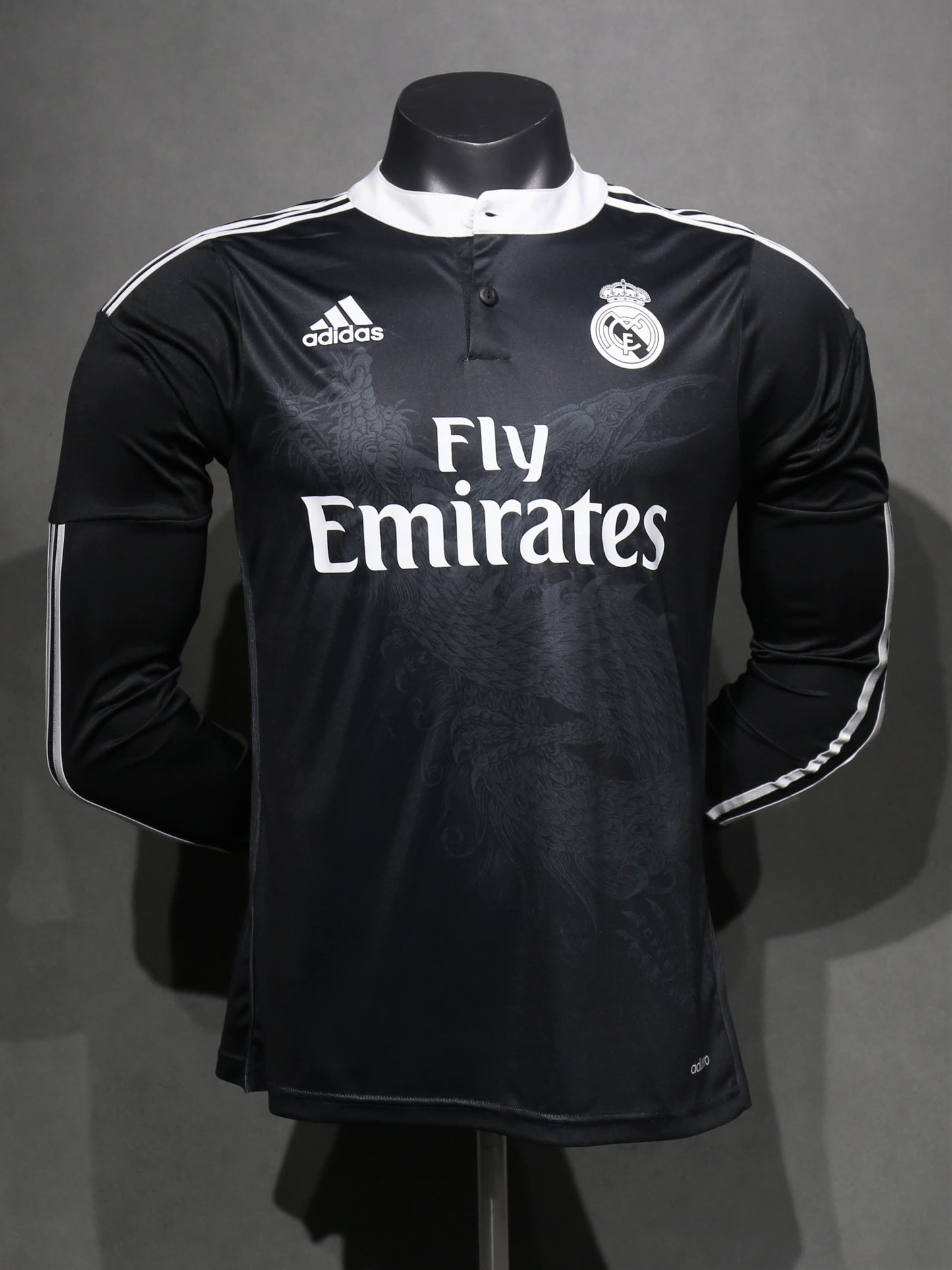 Retro 2014/15 Real Madrid Second away Long Sleeve Player Edition S-3XL